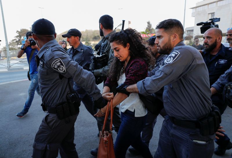 &copy; Reuters. مؤسسات فلسطينية: إسرائيل اعتقلت 456 فلسطينيا بينهم 93 قاصرا في يناير