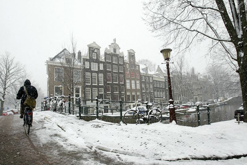 &copy; Reuters. الحكومة الهولندية تناشد المواطنين البقاء في المنازل بسبب عواصف ثلجية