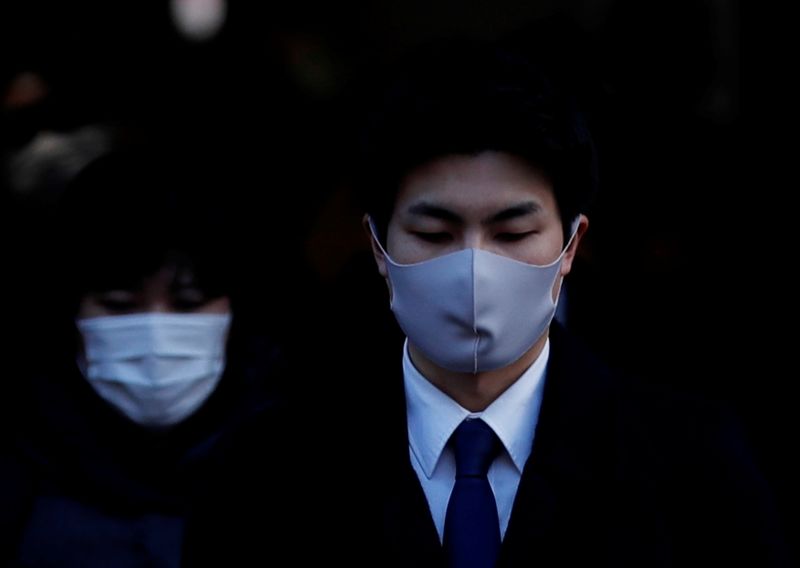 &copy; Reuters. FILE PHOTO: Coronavirus disease (COVID-19) outbreak in Tokyo