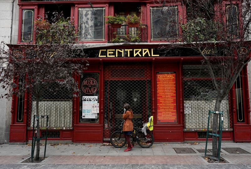 &copy; Reuters. Bar fechado em Madri