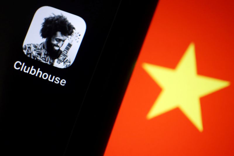 &copy; Reuters. 中国、音声ＳＮＳ「クラブハウス」で通信障害　検閲の恐れも