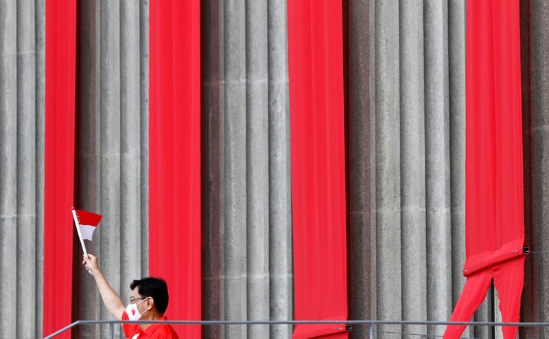 &copy; Reuters. National Day celebrations in Singapore