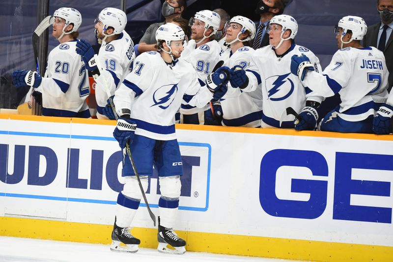 &copy; Reuters. NHL: Tampa Bay Lightning at Nashville Predators