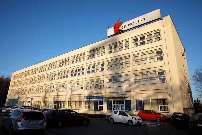 &copy; Reuters. Cd Projekt headquarters is pictured in Warsaw