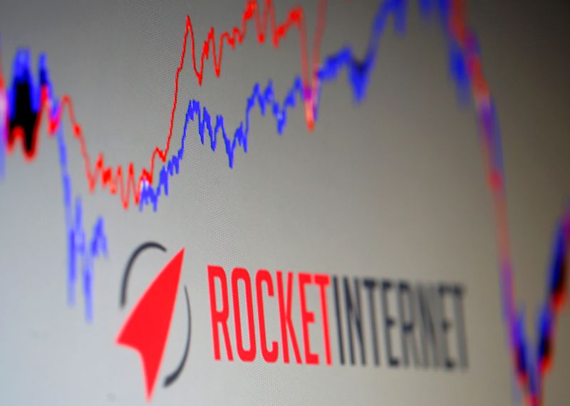 &copy; Reuters. The logo of of Rocket Internet, a German venture capital group is pictured in illustration photo in Sarajevo