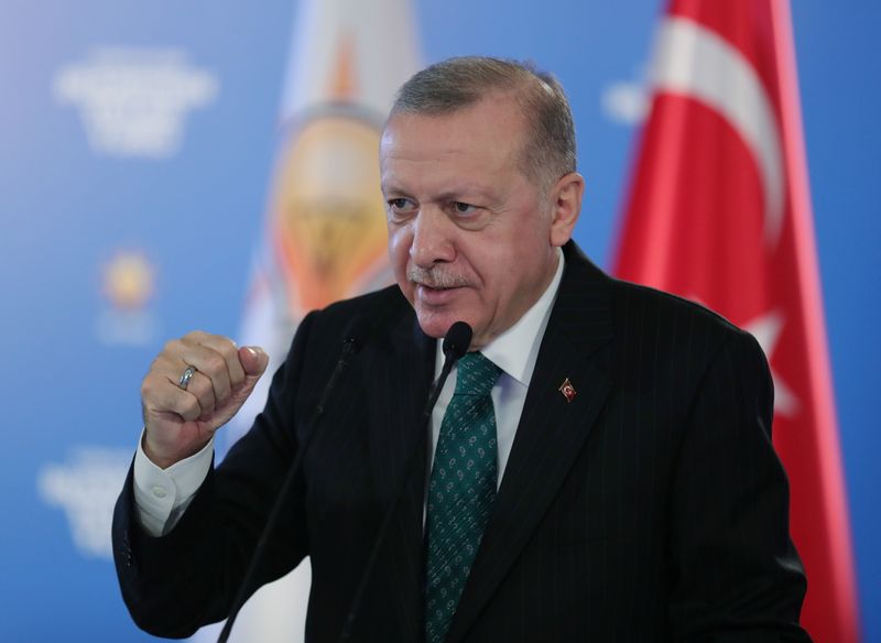 &copy; Reuters. أردوغان: تركيا ستبحث الانسحاب من ليبيا إذا انسحبت القوات الأخرى أولا