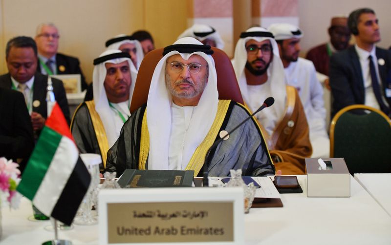 &copy; Reuters. تعديل وزاري مصغر في الإمارات وقرقاش يتولى منصبا جديدا
