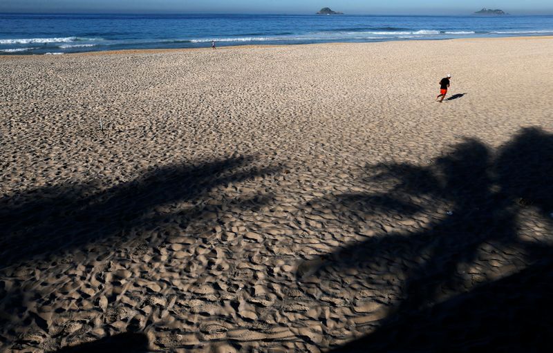 &copy; Reuters. Praia de São Conrado, Rio de Janeiro