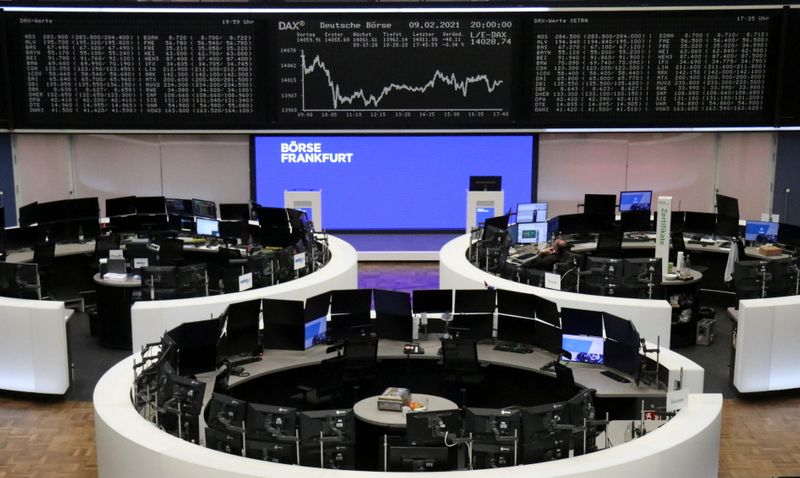 &copy; Reuters. الأسهم الأوروبية تقتفي أثر نزول في وول ستريت