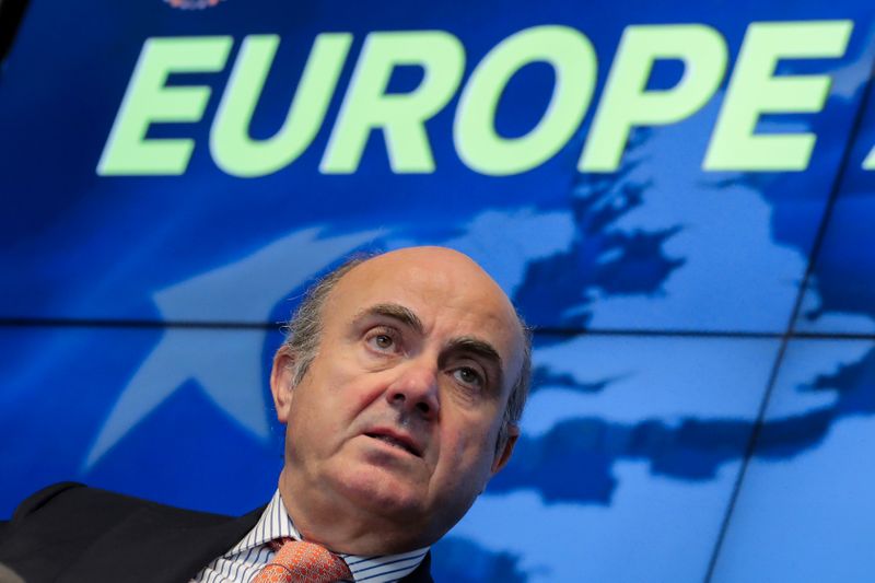 &copy; Reuters. Luis de Guindos, vicepresidente del Banco Central Europeo, habla durante un evento de Reuters Breakingviews en Nueva York