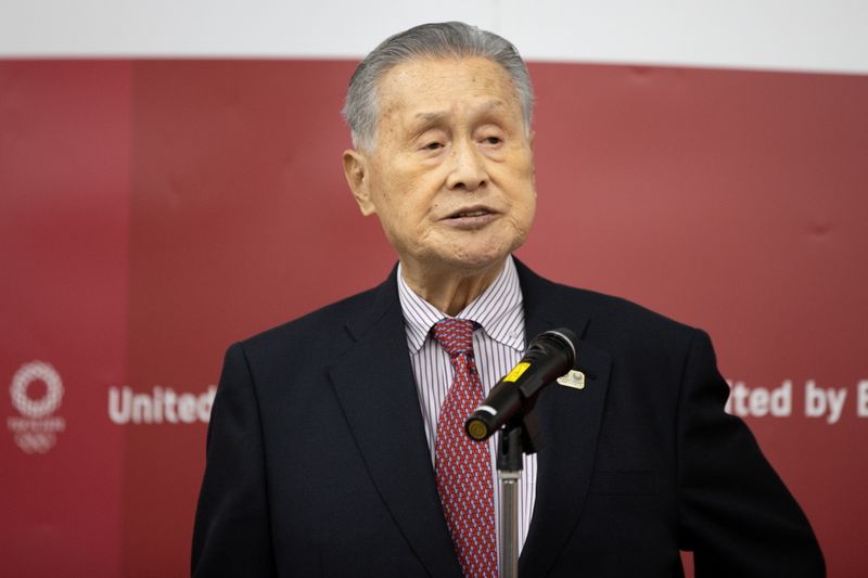 &copy; Reuters. Yoshiro Mori, presidente del comitato organizzativo delle Olimpiadi di Tokyo 2020