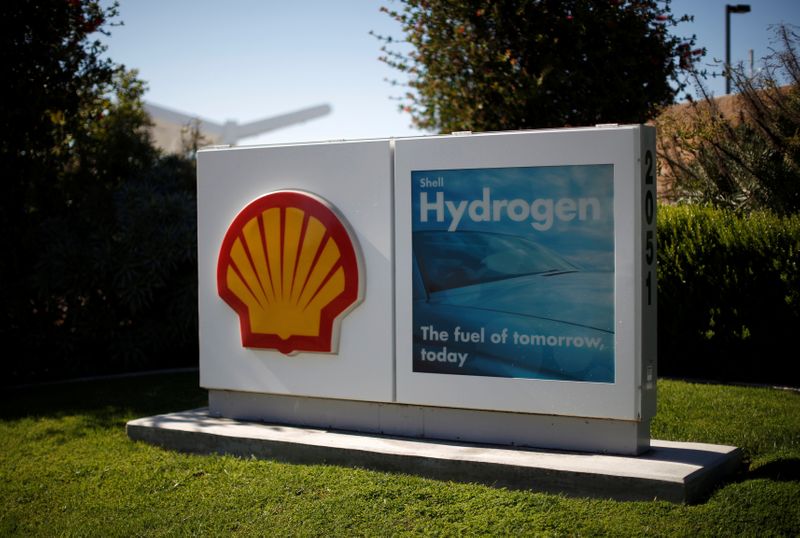 &copy; Reuters. Una estación de hidrógeno de Shell para coches propulsados por hidrógeno en Torrance, California