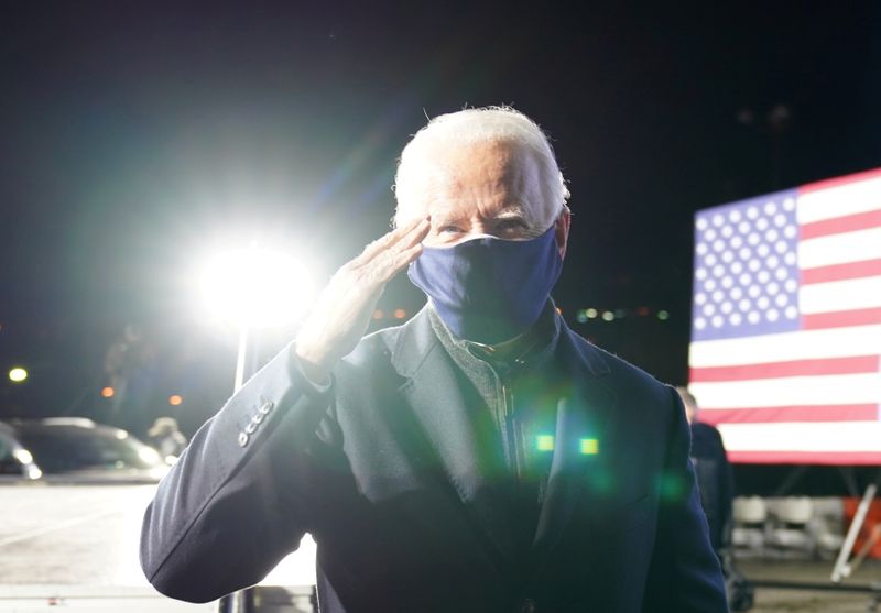 © Reuters. Joe Biden at Lexington Technology Park in Pittsburgh