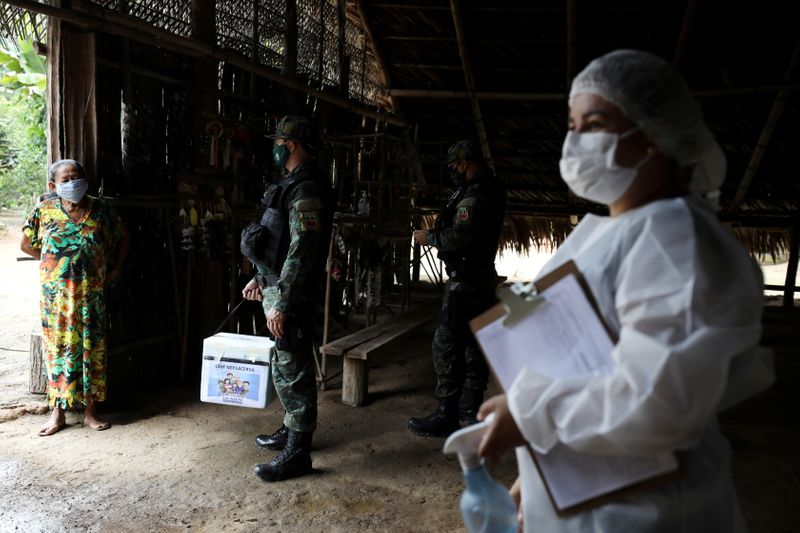 &copy; Reuters. Outbreak of the coronavirus disease (COVID-19) in Amazon