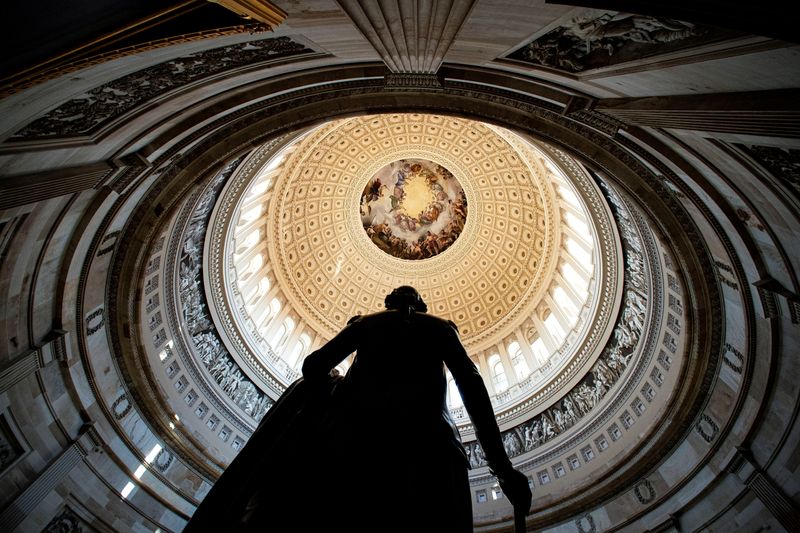 © Reuters. Rotunda of the U.S. Capitol