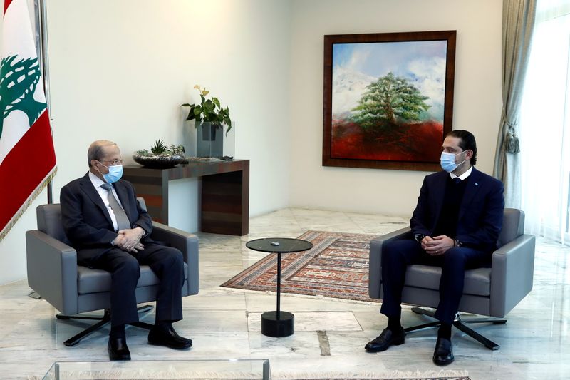 © Reuters. الحريري : لم يتم إحراز تقدم في تشكيل حكومة جديدة في لبنان