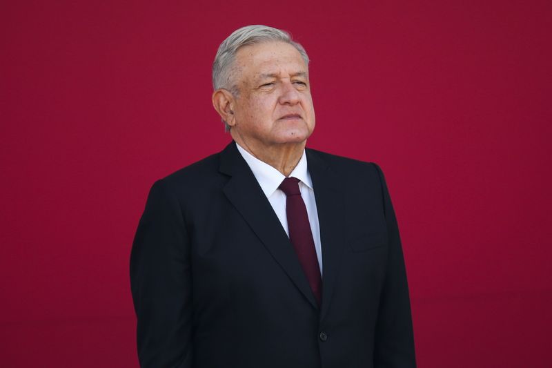 &copy; Reuters. Presidente do México, Andrés Manuel López Obrador, na Cidade do México