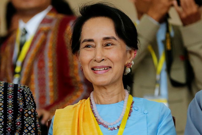&copy; Reuters. مجلس حقوق الإنسان بالأمم المتحدة يتبنى قرارا يدعو ميانمار لإطلاق سراح سو تشي