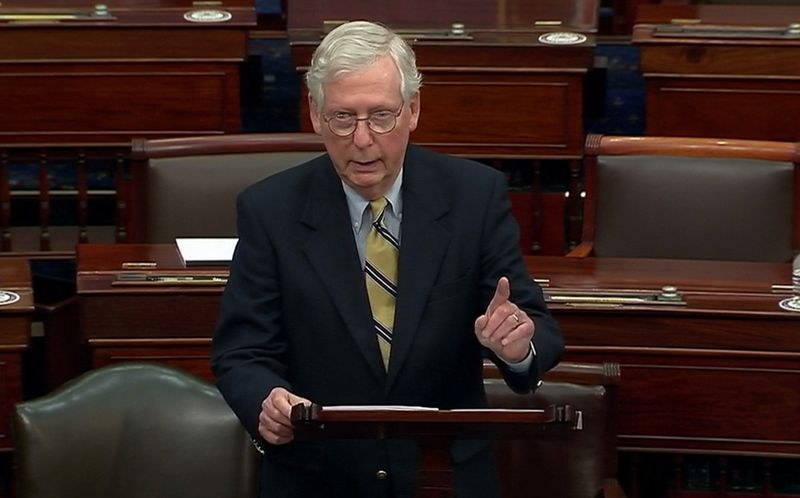 After not-guilty vote, McConnell says Trump 'morally responsible' for Capitol riot