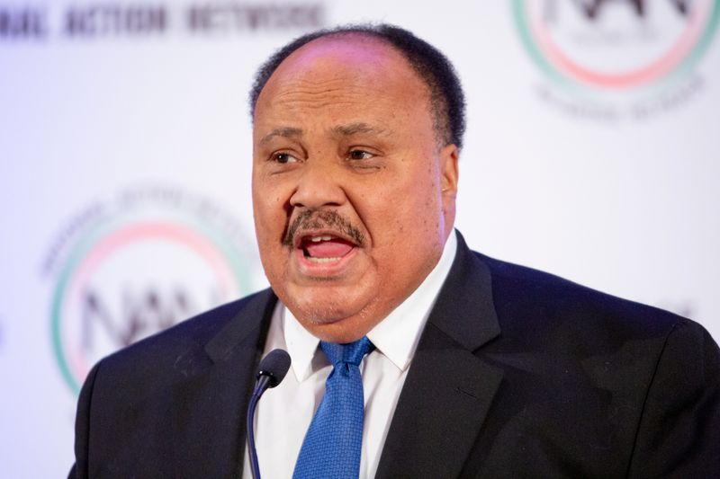 &copy; Reuters. The annual Martin Luther King, Jr. Day Breakfast hosted by Rev. Al Sharpton and National Action Network, at the Mayflower Hotel in Washington, U.S., January 21, 2019. REUTERS/Allison Shelley