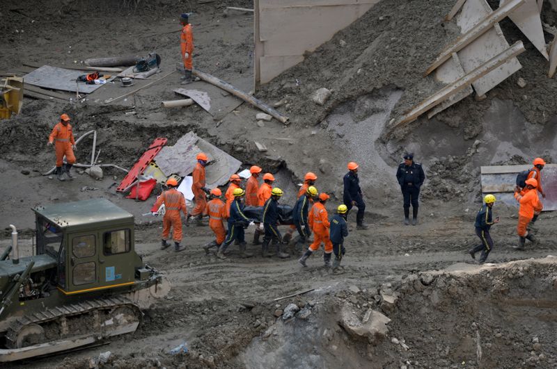 &copy; Reuters. Rescue operation in Tapovan