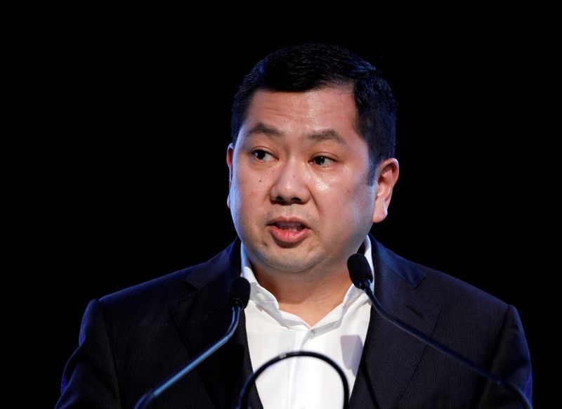 &copy; Reuters. Indonesian billionaire Hary Tanoesoedibjo speaks on &quot;The Might of Indonesia&quot; at the Asia TV Forums and Market conference in Singapore