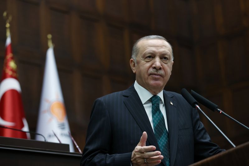 &copy; Reuters. أردوغان: أمريكا تدعم المسلحين الذين أعدموا جنودا أتراكا في العراق