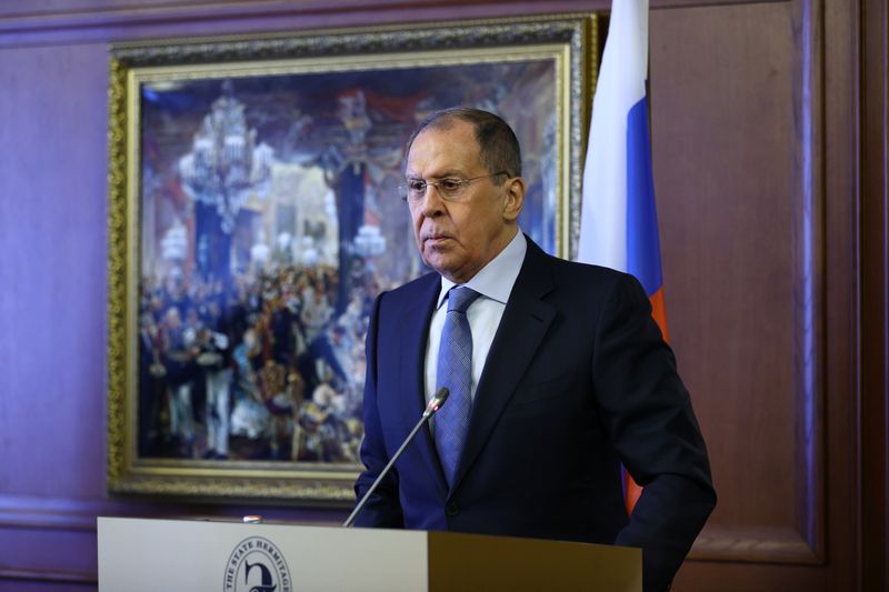 &copy; Reuters. لافروف يحمل الاتحاد الأوروبي مسؤولية تدهور العلاقات مع روسيا