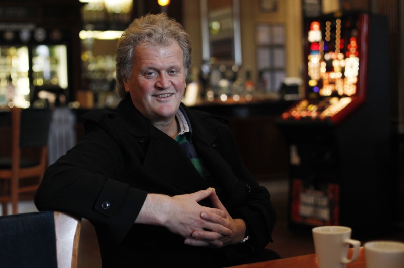 &copy; Reuters. Tim Martin, chairman and founder of pubs group Wetherspoon, attends an interview with Reuters at the Metropolitan Bar in London