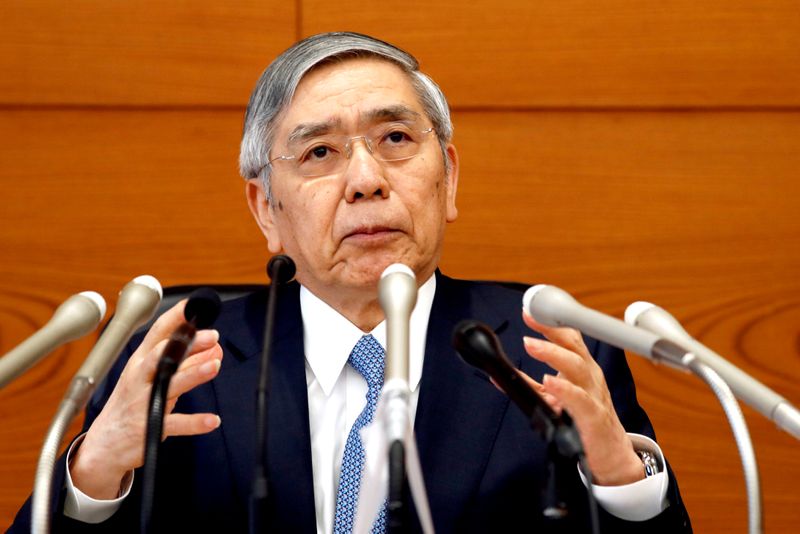 &copy; Reuters. FILE PHOTO: Bank of Japan (BOJ) Governor Haruhiko Kuroda attends a news conference at the BOJ headquarters in Tokyo
