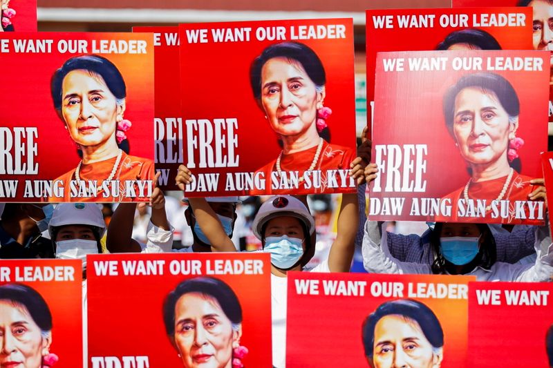 &copy; Reuters. الأمم المتحدة تحذر جيش ميانمار من التعامل بقسوة مع المحتجين