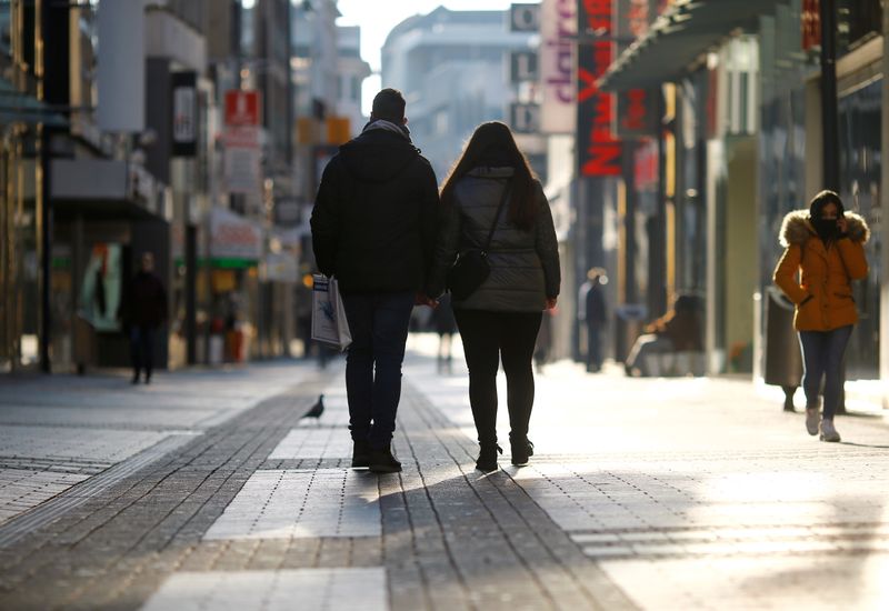 &copy; Reuters. ロックダウンによる経済への影響、第1四半期も継続＝独経済省