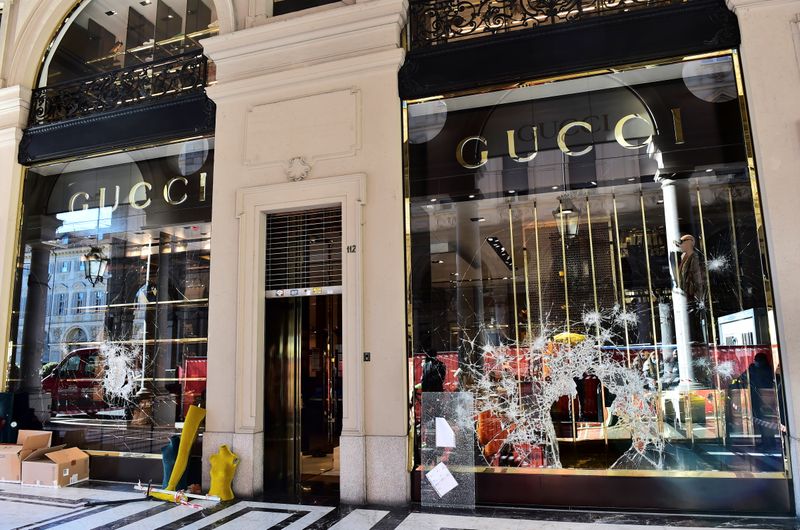 &copy; Reuters. Foto de archivo ilustrativa de una tienda de Gucci en Turin, Italia