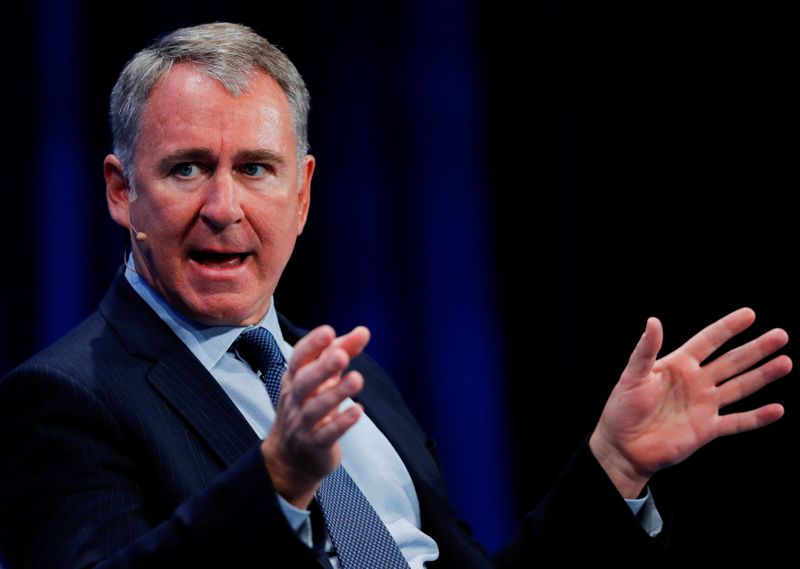 &copy; Reuters. FILE PHOTO: Ken Griffin, Founder and CEO, Citadel, speaks during the Milken Institute&apos;s 22nd annual Global Conference in Beverly Hills, California