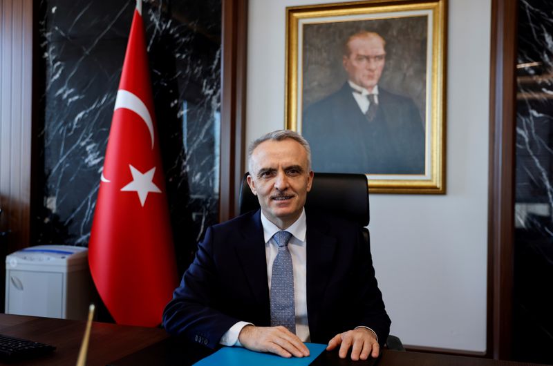 &copy; Reuters. FILE PHOTO: Interview with Turkey&apos;s Central Bank Governor Naci Agbal in Istanbul