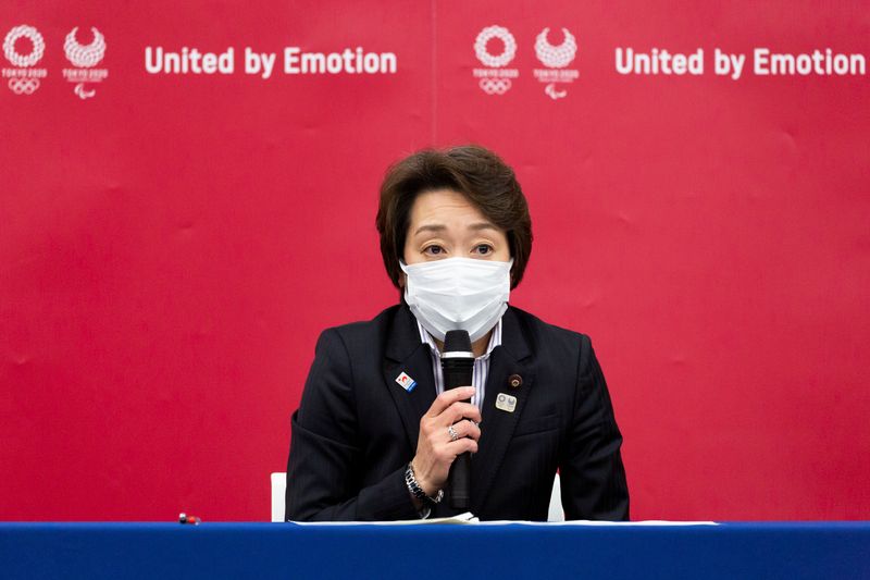 &copy; Reuters. Seiko Hashimoto durante entrevista coletiva em Tóquio