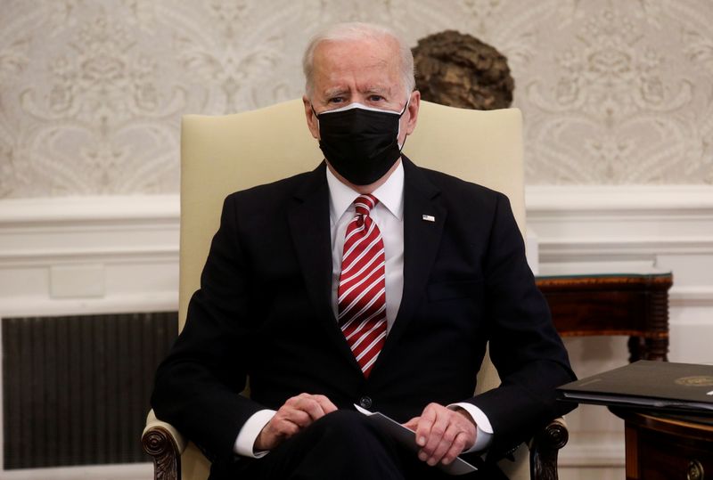 &copy; Reuters. Presidente dos EUA, Joe Biden, na Casa Branca