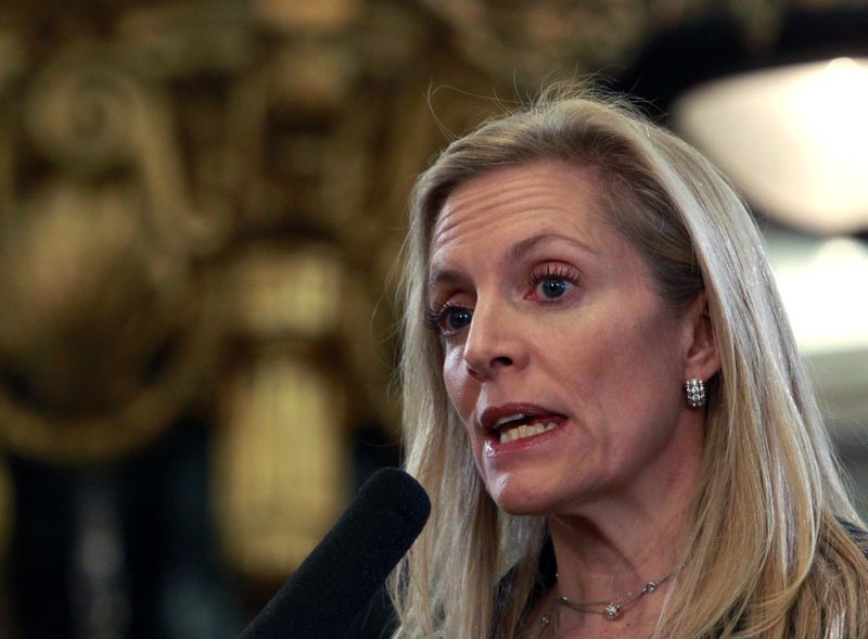 &copy; Reuters. U.S. Treasury Under Secretary for International Affairs Brainard delivers a speech in Moscow