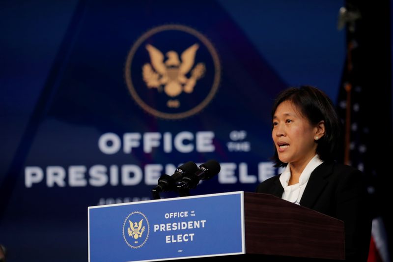 &copy; Reuters. U.S. President-elect Joe Biden announces members of his administration in Wilmington, Delaware