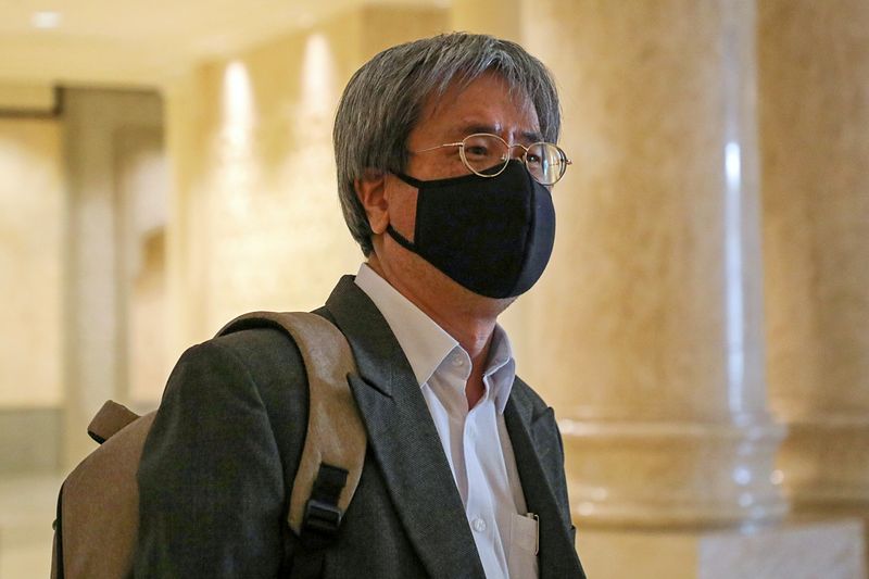 &copy; Reuters. Malaysiakini&apos;s editor-in-chief Steven Gan arrives at the Federal Court in Putrajaya