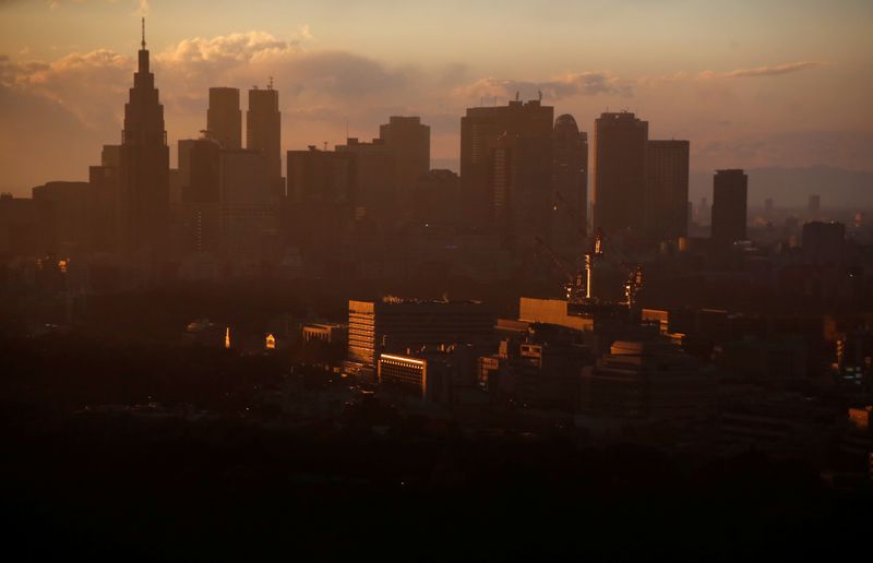 &copy; Reuters. Distrito empresarial de Shinjuku, em Tóquio