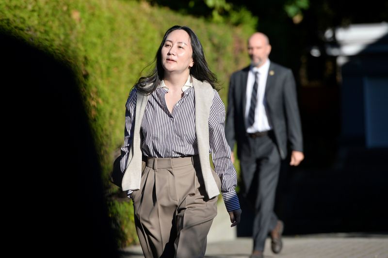 &copy; Reuters. FOTO DE ARCHIVO: La directora financiera de Huawei, Meng Wanzhou, en Vancouver