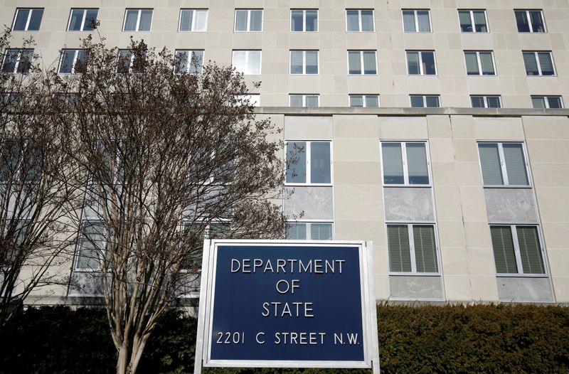 &copy; Reuters. FILE PHOTO: The State Department Building is pictured in Washington