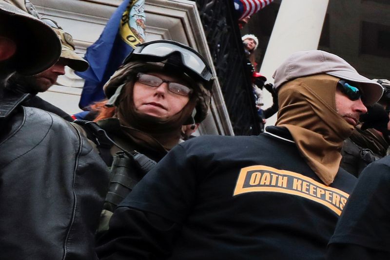 Oath Keeper withdraws claim she met with Secret Service before U.S. Capitol attack