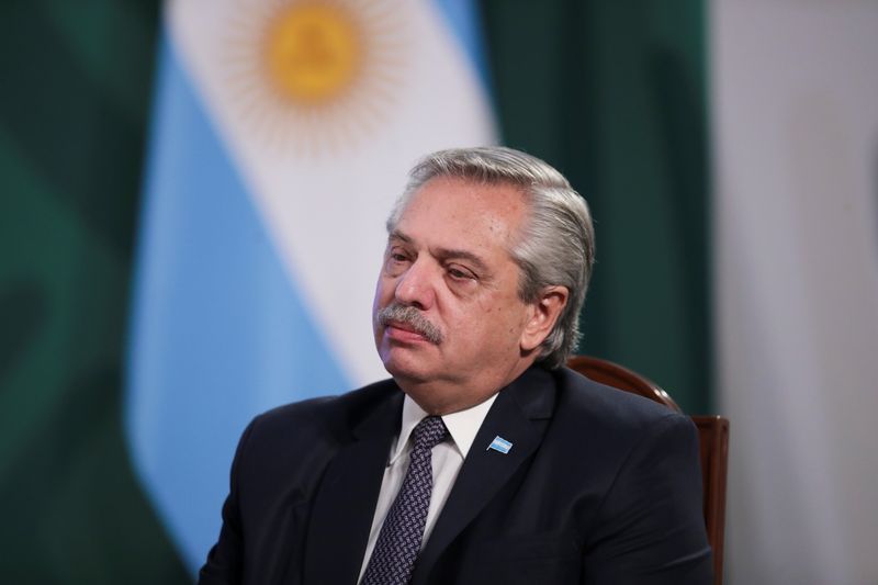 &copy; Reuters. Presidente da Argentina, Alberto Fernández