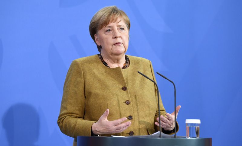 &copy; Reuters. La cancelliera tedesca Angela Merkel.