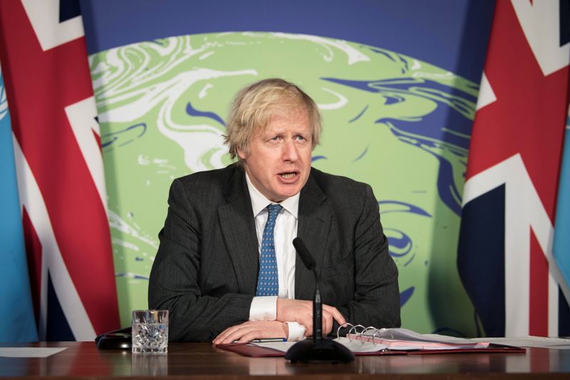 &copy; Reuters. Premiê britânico, Boris Johnson