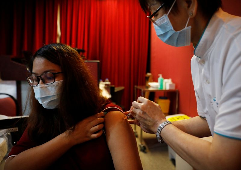 &copy; Reuters. シンガポール、ワクチン接種証明の相互認識巡り他国と協議