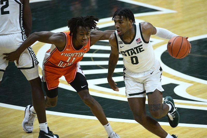 &copy; Reuters. NCAA Basketball: Illinois at Michigan State