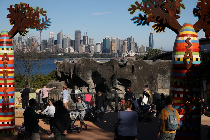 © Reuters. Vista do Zoológico Taronga, em Sydney, Austrália